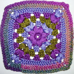 Häkelanleitung * Granny Square “Gerbera”