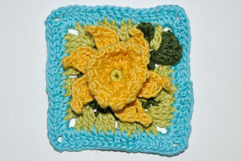 Häkelanleitung * Granny Square “Narcissus”