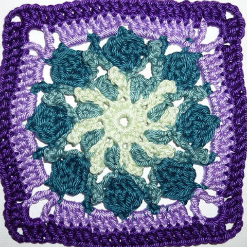 Häkelanleitung * Granny Square “Spikes”