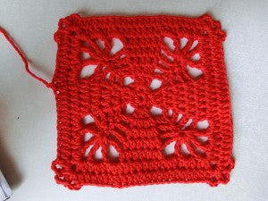 Häkelanleitung * Granny Square "4 Trees"