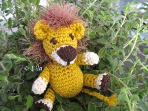 Häkelanleitung * Amigurumi "Kleiner Löwe" by Lila